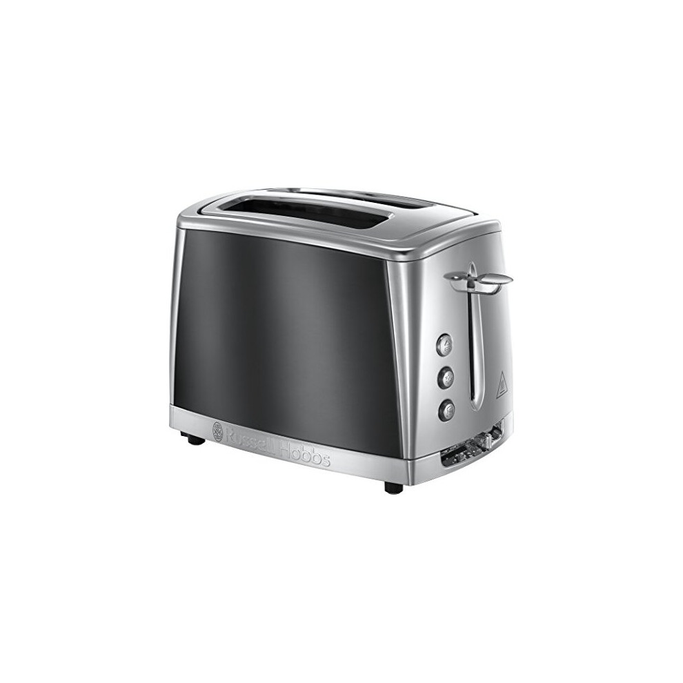 Russell Hobbs 23221 Luna Two Slice Toaster, 1500 W, Grey