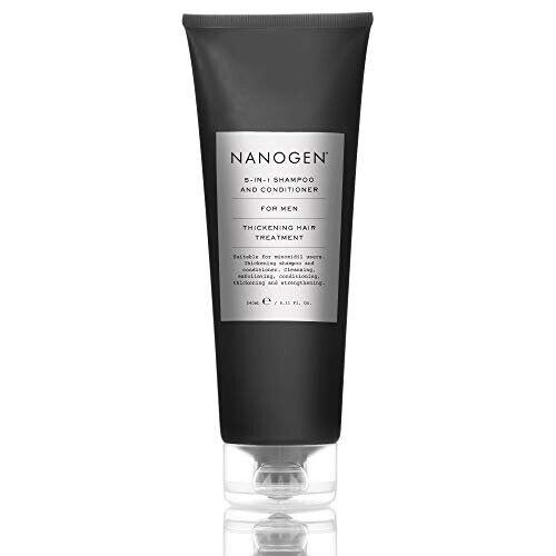 Nanogen Nanogen 5-In-1 Shampoo and Conditioner for Men, 240 ml