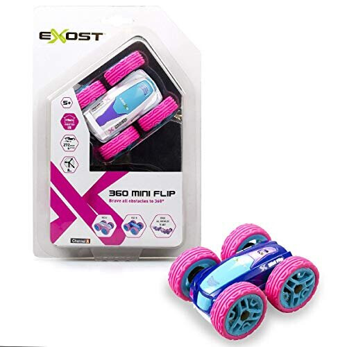 SilverLit 20243 Exost Mini Flip Pink Remote Control Car