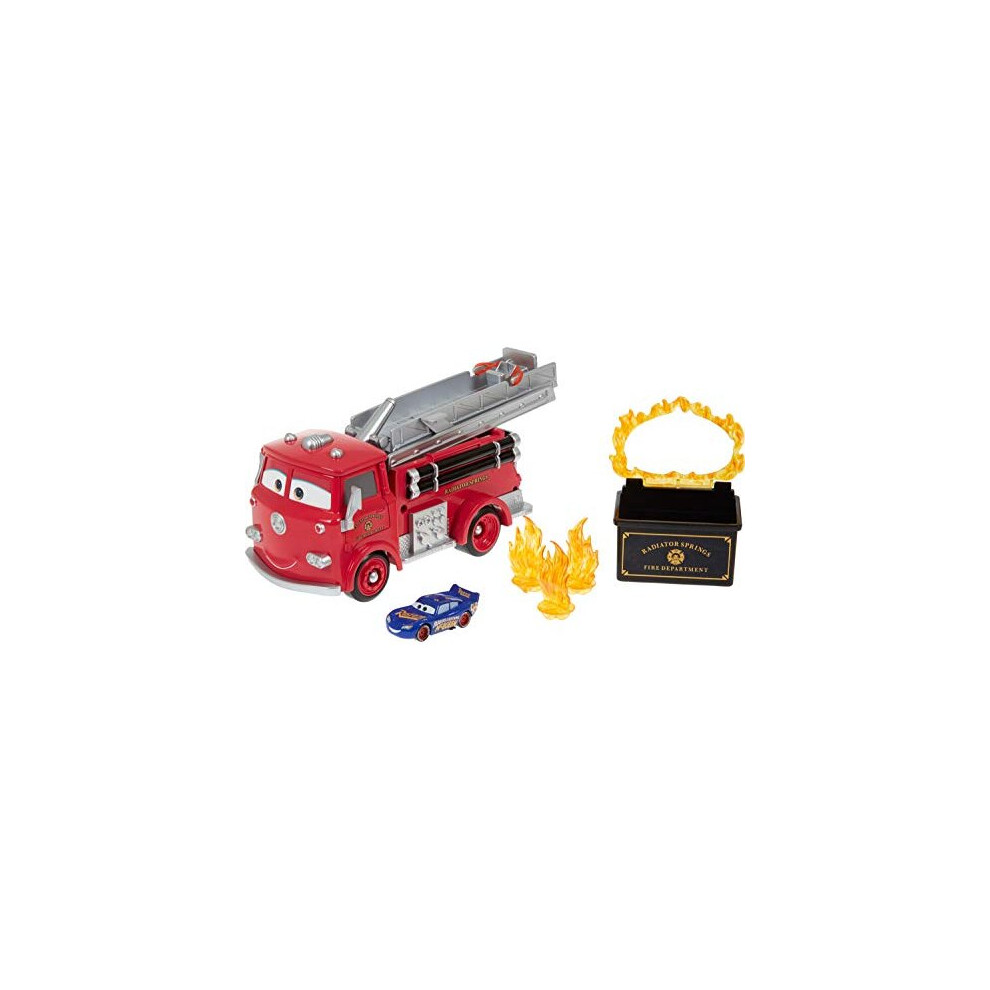 Disney cars red fire 2025 truck toy