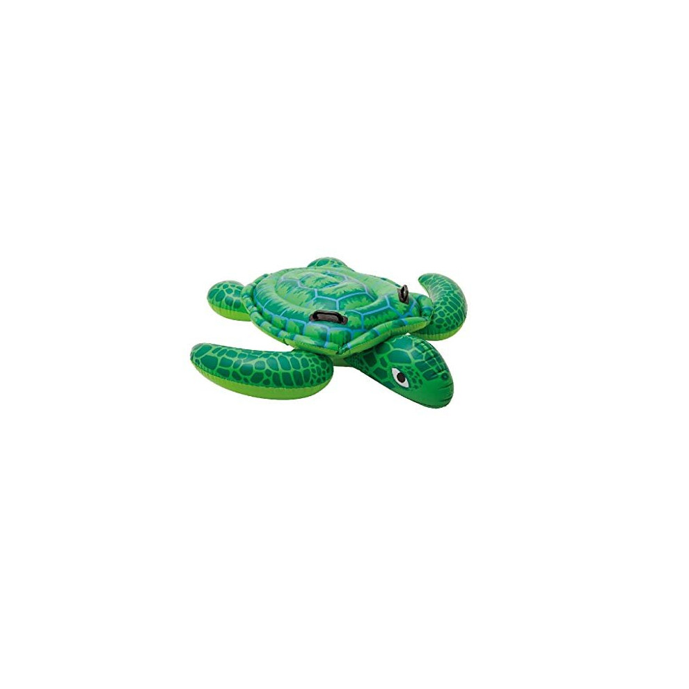 Intex Lil' Sea Turtle Ride On 1.50m x 1.27m Swimming Pool Beach Toy #57524NP