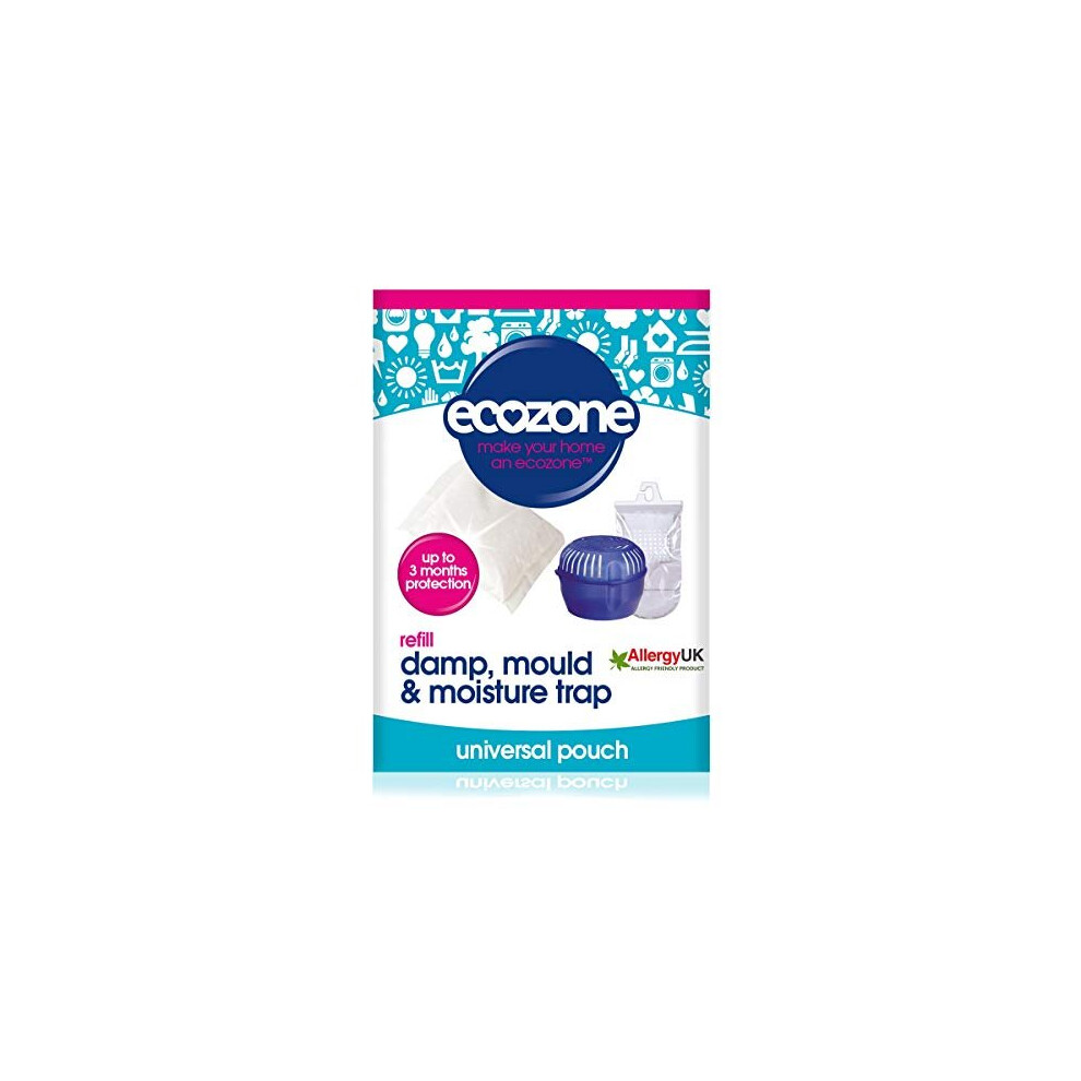 Ecozone Universal Dehumidifier Refill Pouch, Fits all Humid.net dehumidifiers, Lasts Up To 3 Months