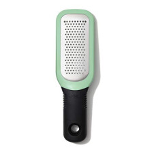 OXO Good Grips Etched Ginger & Garlic Grater, Stainless Steel, Green, One Size