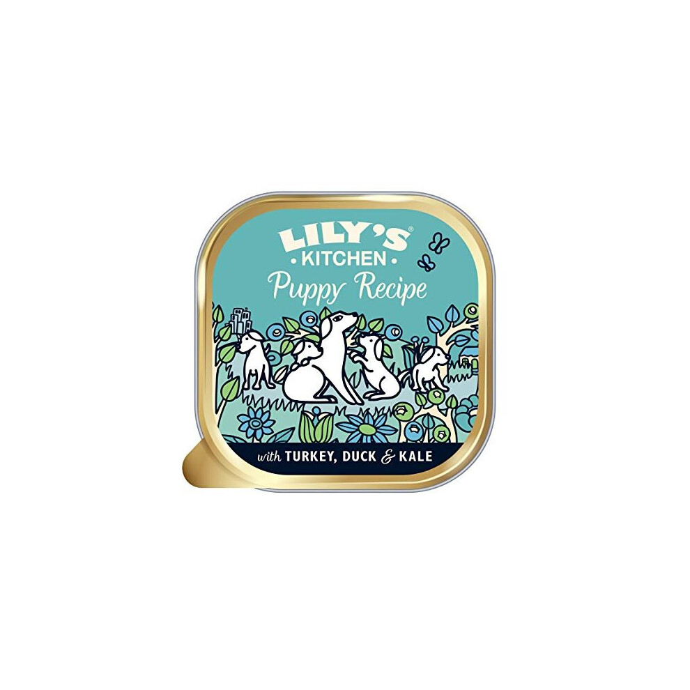 Lily's Kitchen Puppy Recipe With Turkey, Duck And Kale Wet Dog Food (10 X 150G)