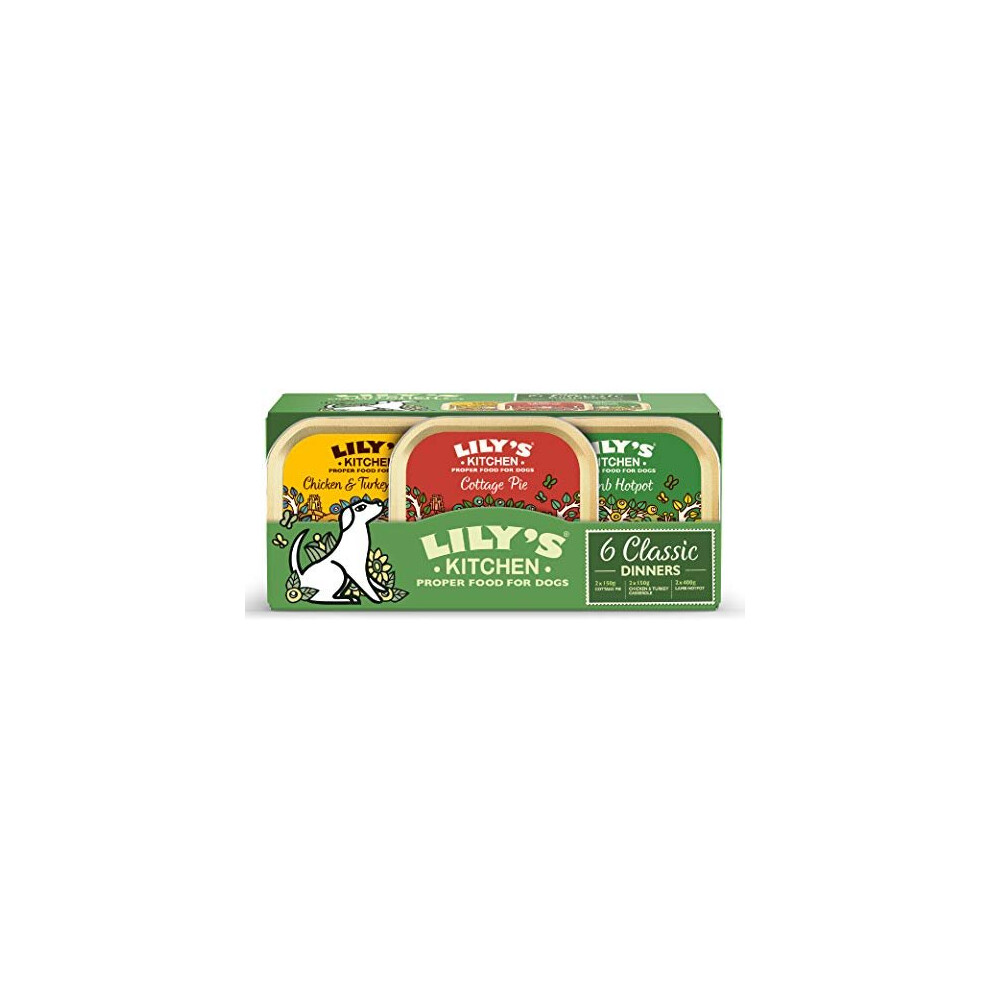 Lily's Kitchen Classic Dinner Multipack Wet Dog Food (6 x 150g)