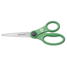 Westcott 8 inch Microban Kleen Earth Scissor - Green E-32180 00