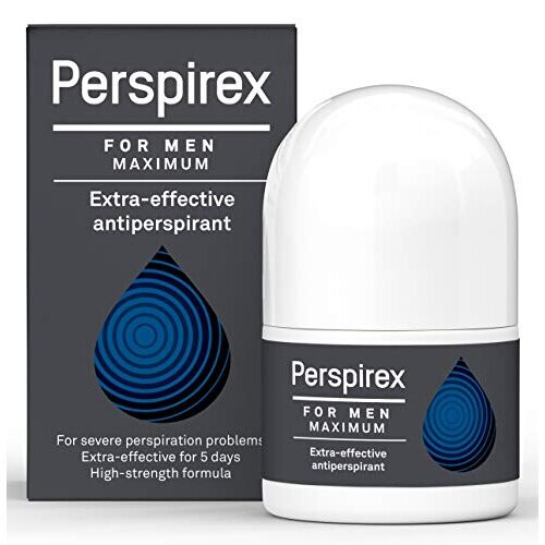 Perspirex for Men Extra-Effective Antiperspirant Roll On - Maximum Strength - 20ml