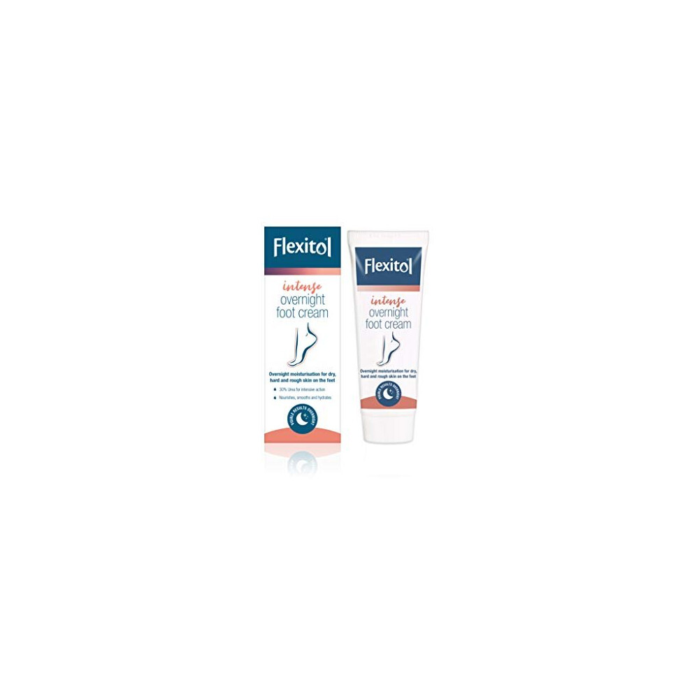 Flexitol Intense Overnight Foot Moisturising For Dry, Hard And Rough Skin On The Feet 50G Cream