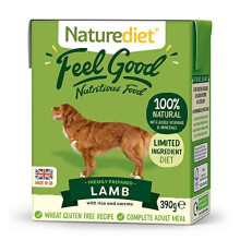 Naturediet Feel Good Agnello Alimento Umido Completo 390g x 18