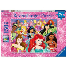 Palapeli Disney Prinsessat 150 palaa XXL Ravensburger - Unelmat toteutuvat - Lapsille 7-vuotiaille ja vanhemmille