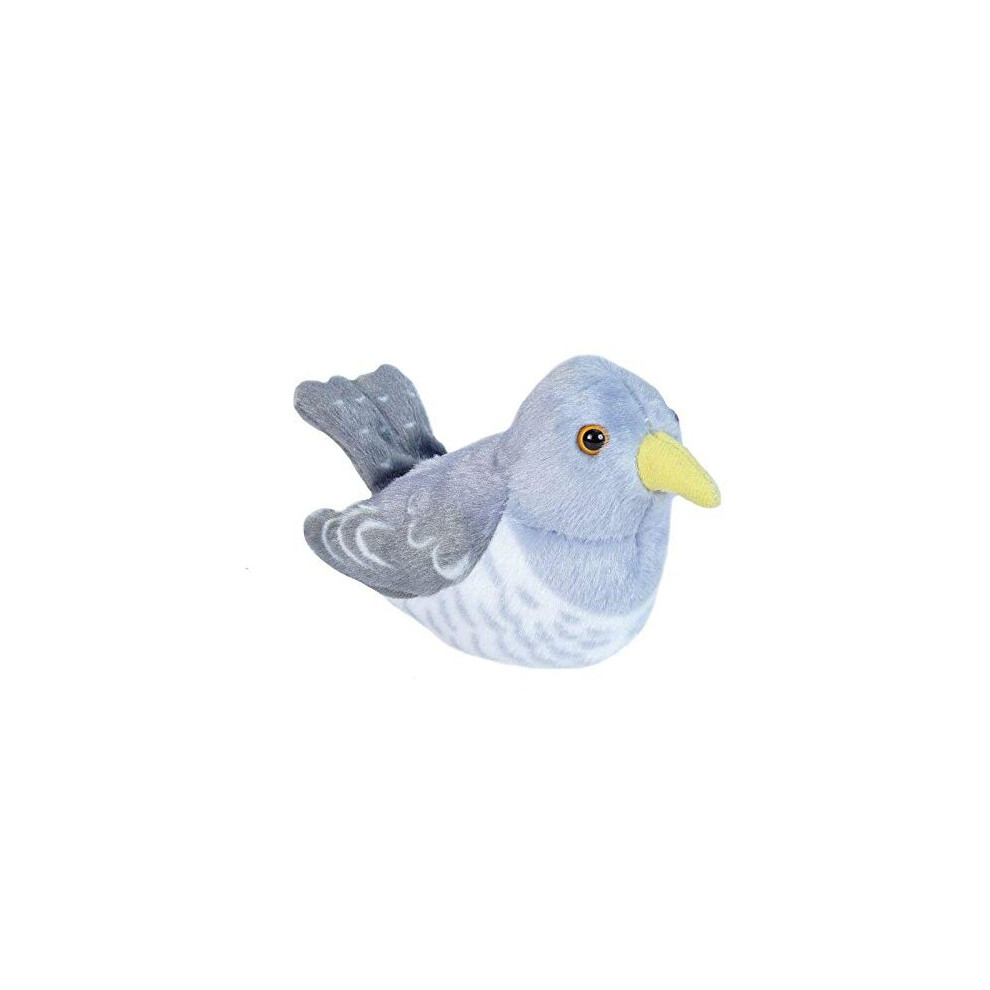 Wild Republic 19500 Common Cuckoo With Authentic Bird Sound, Soft Toy For Kids, 13Cm, Grey