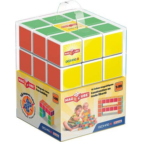 Geomag Geomag 126 Coffret de Magicube Free Building Set, 16 Cubes