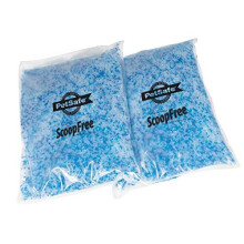 PetSafe Scoopfree Premium Blue Non Clumping Crystal Cat Litter, Reusable Tray Litter, Odour Control, Low-Tracking, 99% Dust-Free, 2-Pack âÃà 2 kg
