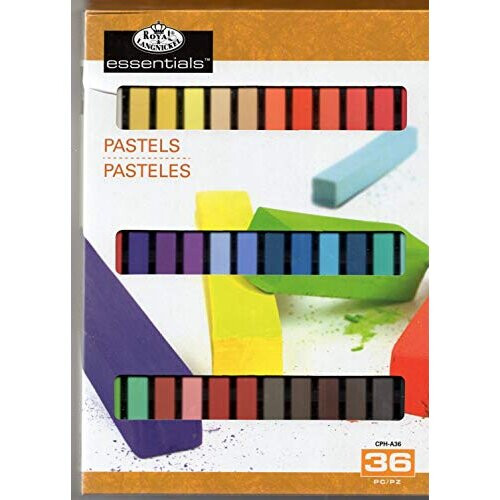 Royal & Langnickel Essentials 36 Soft Square Sketching Pastels Assorted Colours CPH-A36