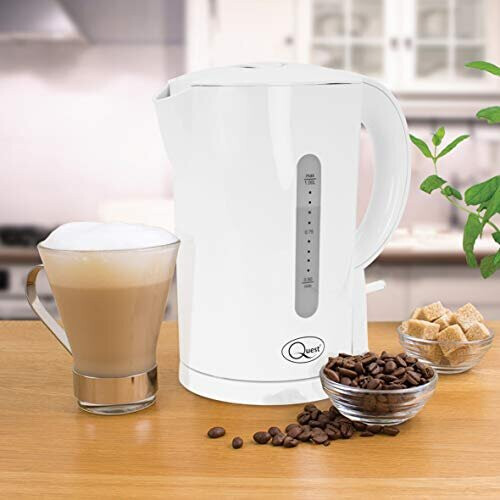 Quest Quest 36039 1 Litre White Kettle / Spout Filter, Water Level Indicator 1
