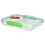 Sistema Sistema To Go Multi Split Food Storage Container, Clear with Coloured Clips, 820 ml 1