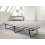 JAY-BE Value Folding Bed with Breathable Airflow Mattress, Fabric, Black, Single 1