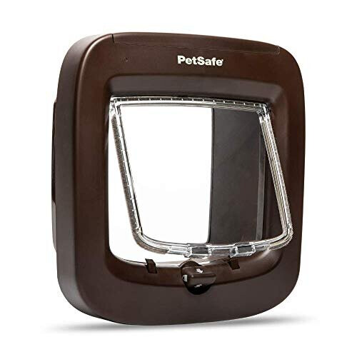PetSafe Microchip Activated Cat Flap, Exclusive Entry, Easy Install, 4 Way Manual Locking