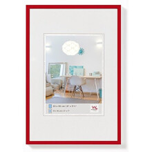 walther design KV090R New Lifestyle, plastic frame, 60x90 cm, red, 1 piece