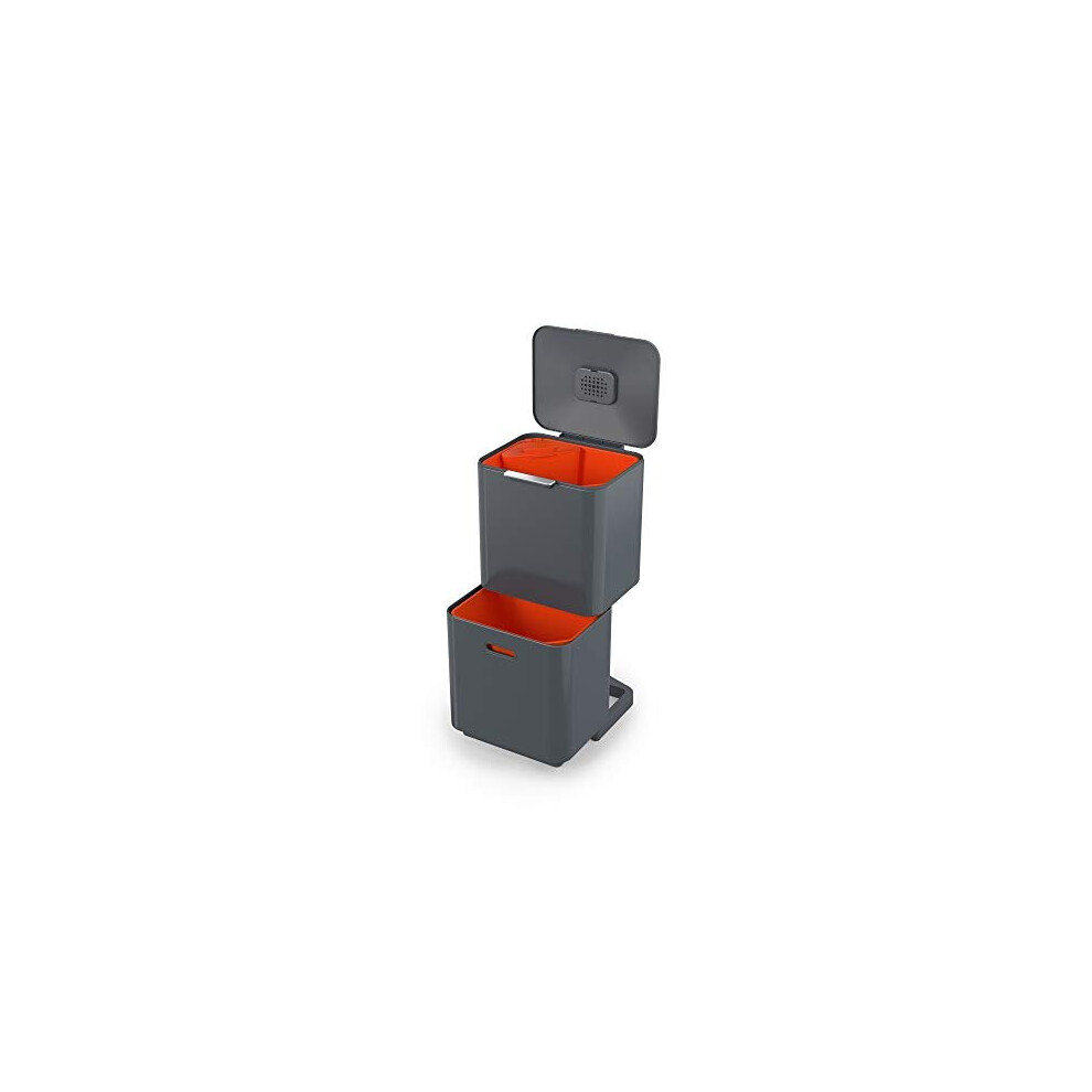 Joseph Joseph Totem Max 60 Litre Waste Separation and RecyclingÂâ Bin, Graphite