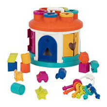 Battat - Gioco di Ordinamento Forme e Colori - Gioco di Sviluppo - Casa Ordinatrice di Forme