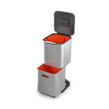 Joseph Joseph Totem Compact 40 litri/10,5 galloni di separazione dei rifiuti e riciclaggio della spazzatura da cucina con filtro degli odori e rifiut