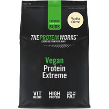 THE PROTEIN WORKS Vegan Extreme Protein Powder | 100% Plant-Based | Added Vitamins & Minerals | Low Fat Shake | THE PROTEIN WORKS | Vanilla CrâÂme