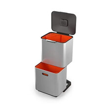 Joseph Joseph Totem Max 60 Litre Waste Separation and RecyclingÂâ Bin, Stainless Steel