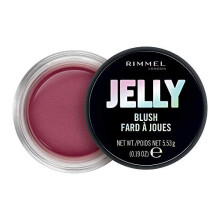 Rimmel London Jelly Blush Blusher, Long-lasting and Water Based Bouncy Formula for Dewy Skin Look, Berry Bounce, 5.53g