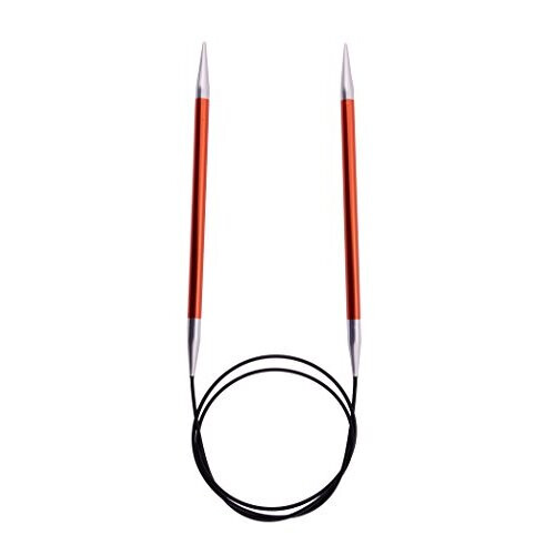 Knit Pro Zing: Fixed Circular Knitting Pins: 100cm x 5.00mm, 5mm