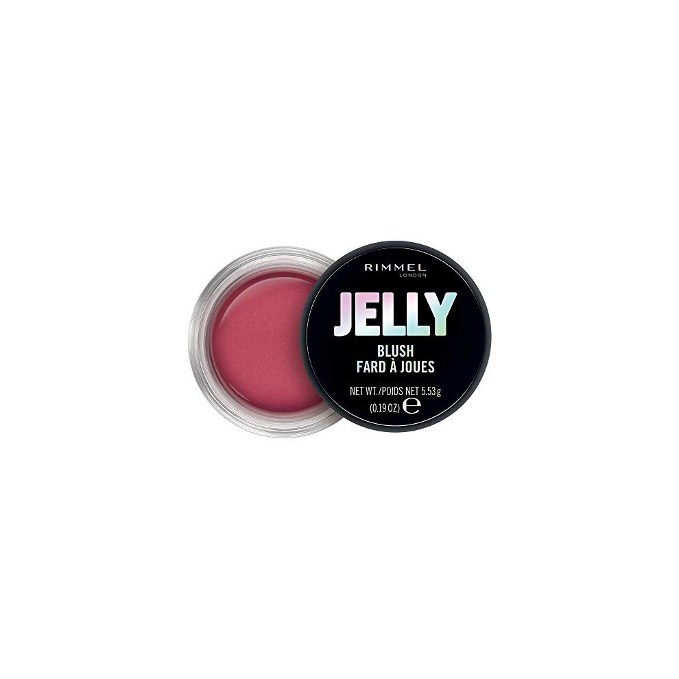 Rimmel London Jelly Blush Blusher in 002 Cherry Popper, 5.53g
