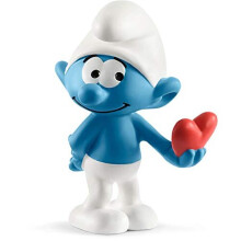Smurf Figurine met Hart - SCHLEICH DE SMURFEN 20817