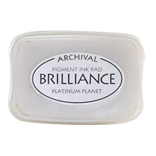 Tsukineko Brilliance Ink Pad, Platinum Planet,BIP92