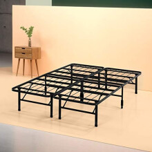 Zinus 35.56 cm SmartBase Mattress Foundation/Platform Frame/Box Spring Replacement/Quiet Noise-Free/Maximum Under-Bed Storage, Metal, King