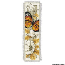 Vervaco Bookmark Butterfly 2 Counted Cross Stitch Kit, Multi-Colour