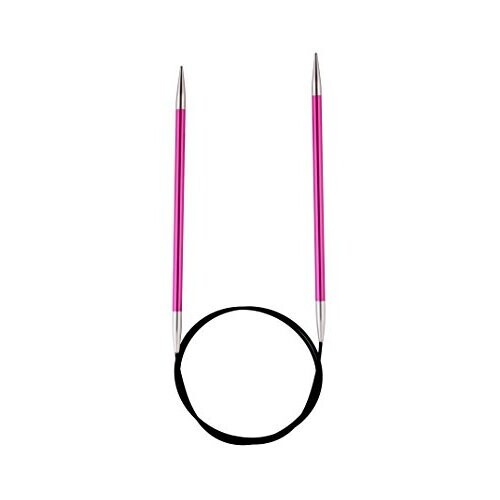 Knit Pro Zing: Fixed Circular Knitting Pins: 100cm x 2.50mm, 2.5mm