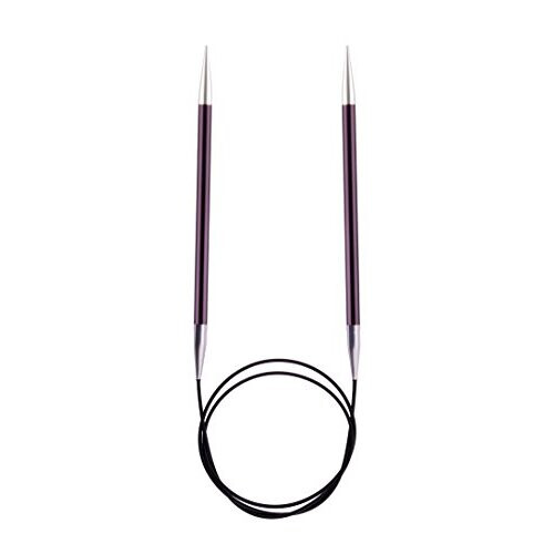 Knit Pro Zing: Fixed Circular Knitting Pins: 100cm x 6.00mm, 6mm