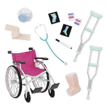 Our Generation BD37432 Heals On Wheels Doll Accessories, Various
