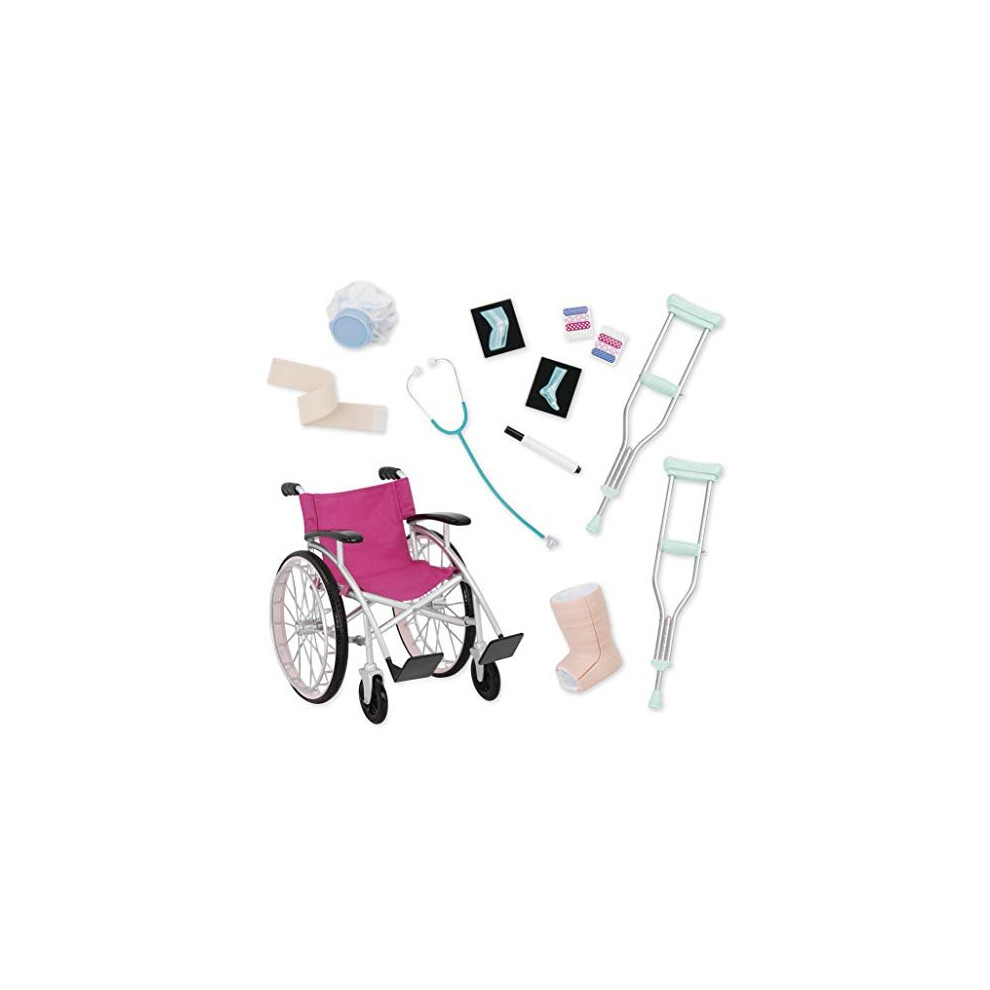 Our Generation BD37432 Heals On Wheels Doll Accessories, Various