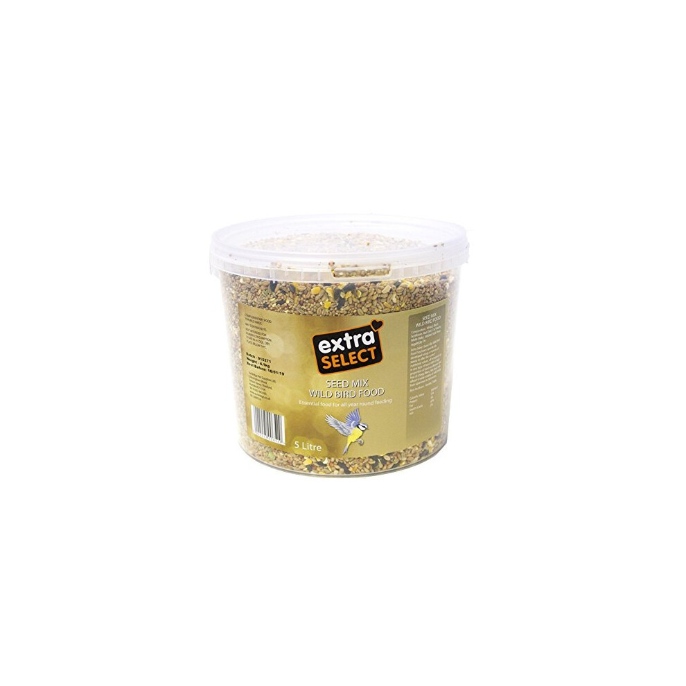 Extra Select Seed Mix Wild Bird Food, 5 Litre