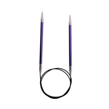 Knit Pro Zing: Fixed Circular Knitting Pins: 60cm x 3.75mm, 3.75mm