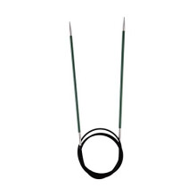 Knit Pro Zing: Fixed Circular Knitting Pins: 80cm x 3.00mm, 3mm