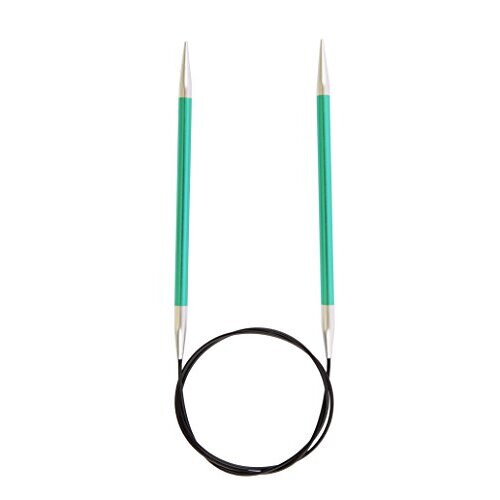 Knit Pro Zing: Fixed Circular Knitting Pins: 80cm x 3.25mm, 3.25mm