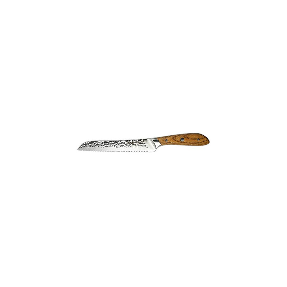 Rockingham Forge Ashwood Series 8Ã¢Â¹ Bread Knife with Ice Hardened Vanadium Steel Blades, Heat-Treated Natural Handles