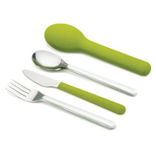 Joseph Joseph GoEat Space Saving Stainless Steel Cutlery Set - Green