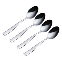 Viners 0303.128 Everyday Purity 18/0 4pce Dessert Spoon, Stainless Steel