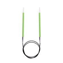 Knit Pro Zing: Fixed Circular Knitting Pins: 80cm x 3.50mm, 3.5mm