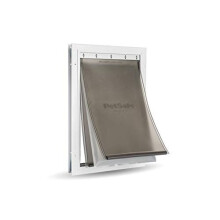 PetSafe Extreme Weather Energy Efficient Aluminium Pet Door for Cats and Dogs âÃà Insulated Flap System âÃà Large