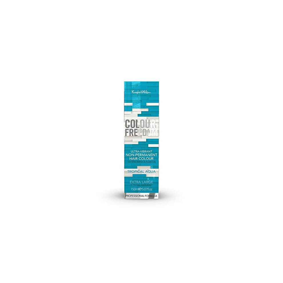 Knight & Wilson Blue Colour Freedom Ultra-Vibrant Tropical Aqua Non-Permanent Hair Colour