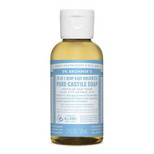 Dr. Bronners - Pure-Castile Vloeibare Zeep (Baby Ongeparfumeerd, Reisformaat, 2 ounce)